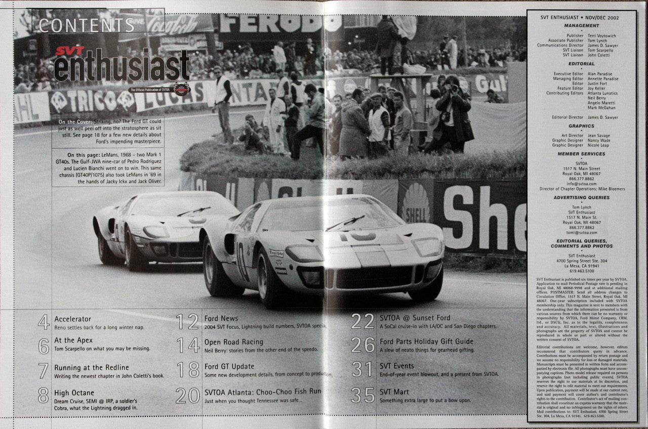 SVT Enthusiast Magazine - November 2002