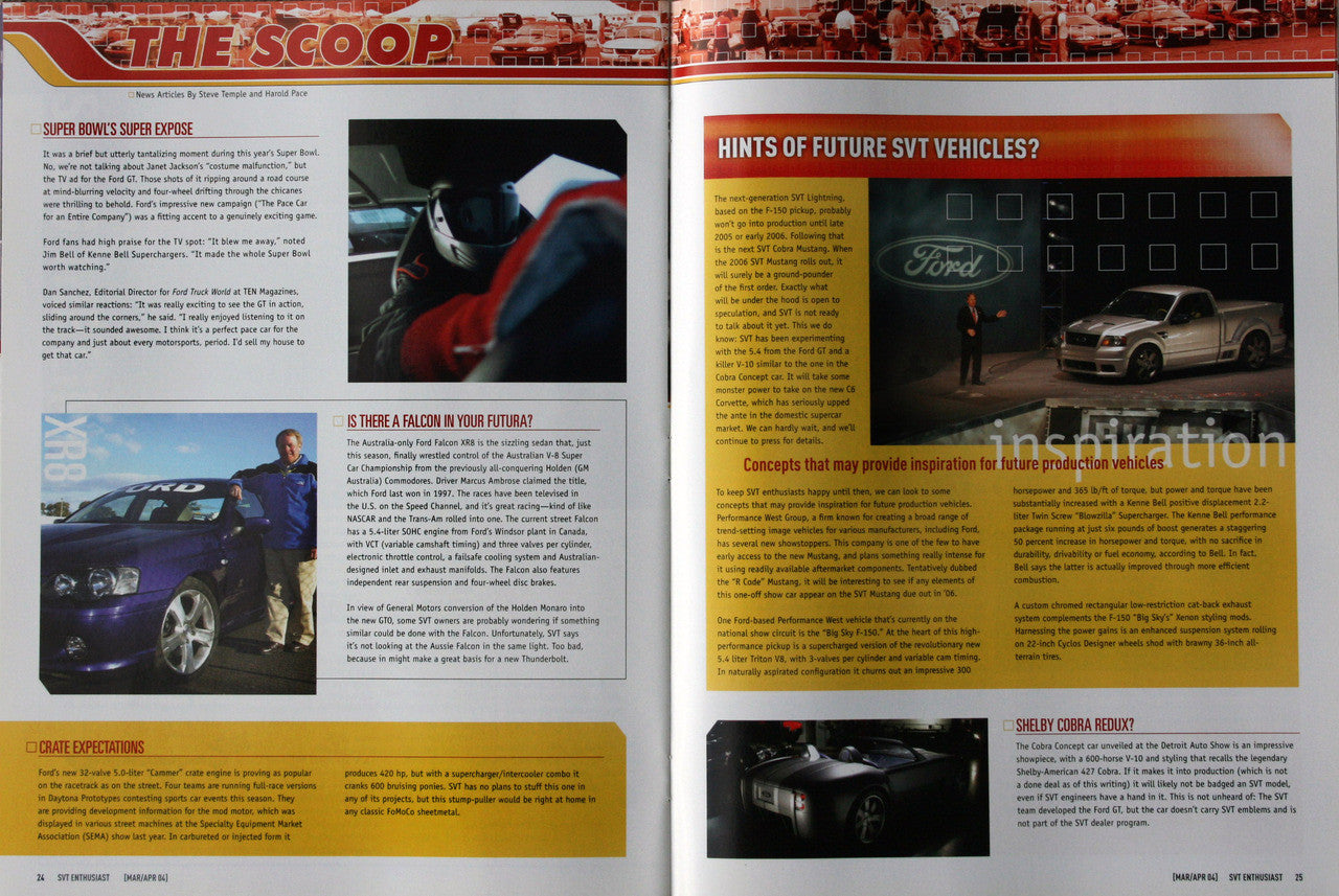 SVT Enthusiast Magazine - March 2004