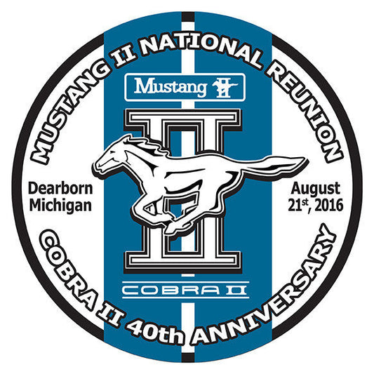 Mustang II Reunion WINDOW CLINGS