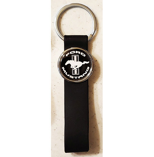Mustang & Ford Silicone Keychain with Insert