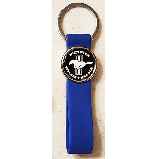 Mustang & Ford Silicone Keychain with Insert