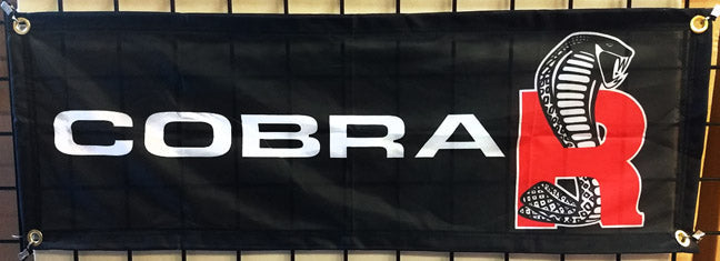 Mustang & Ford Fabric Garage Banners - 36x12"