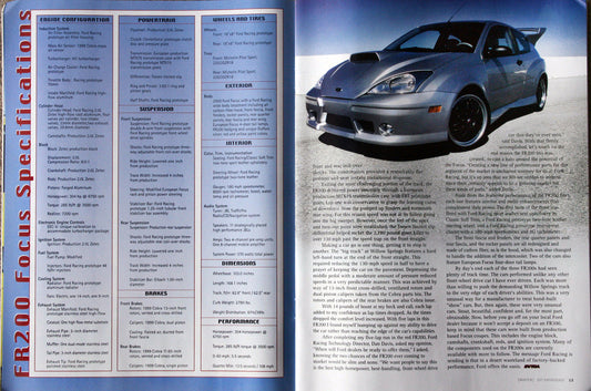 SVT Enthusiast Magazine - Winter 2001
