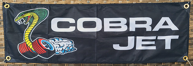 Mustang & Ford Fabric Garage Banners - 36x12"