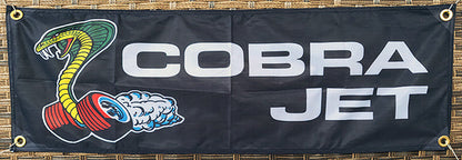 Mustang & Ford Fabric Garage Banners - 36x12"