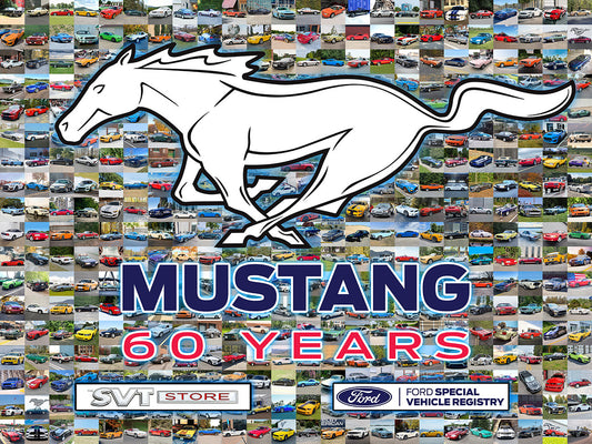 Mustang 60 Years Poster