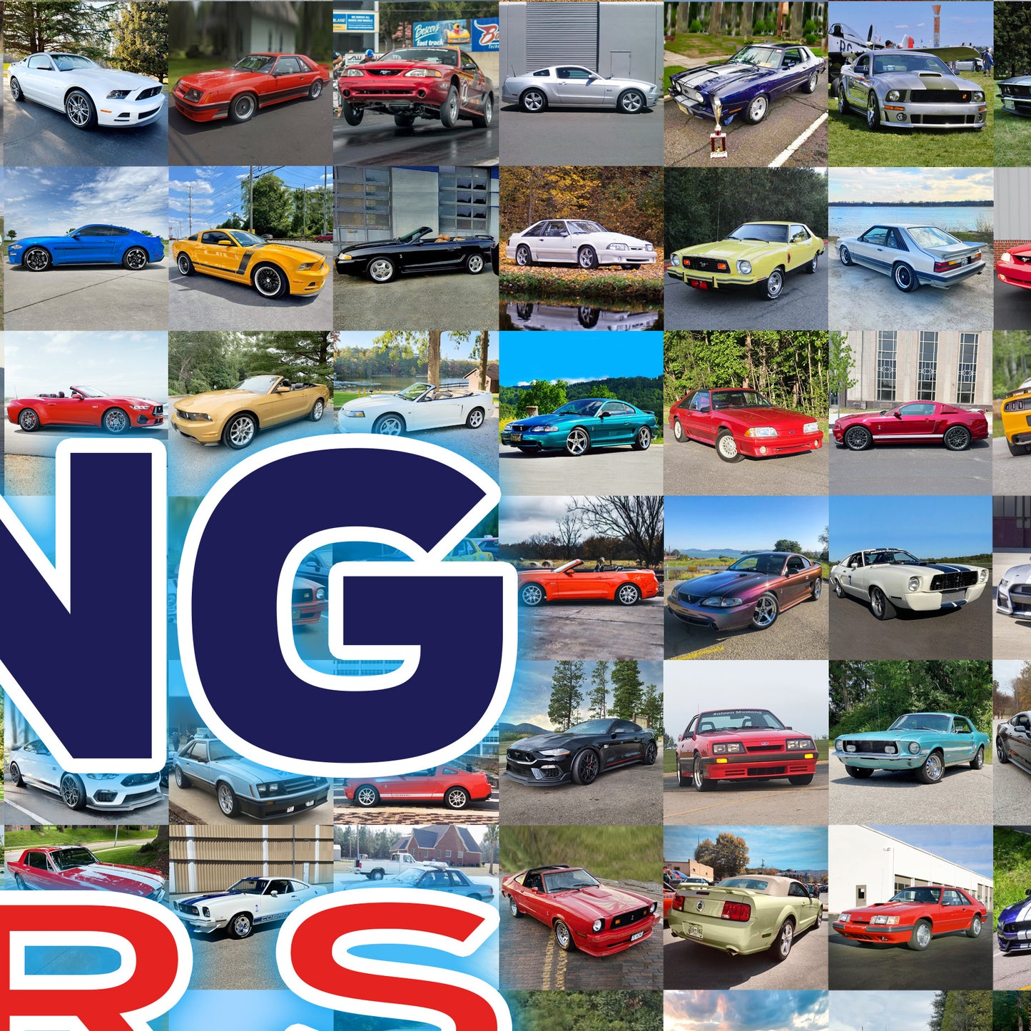 Mustang 60 Years Poster