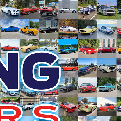 Mustang 60 Years Poster