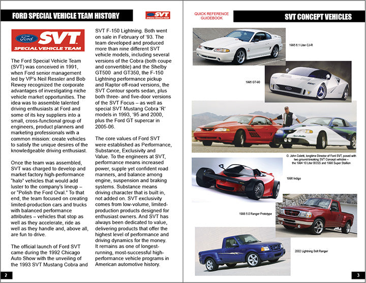 SVT Quick Reference Guidebook 1993-2014