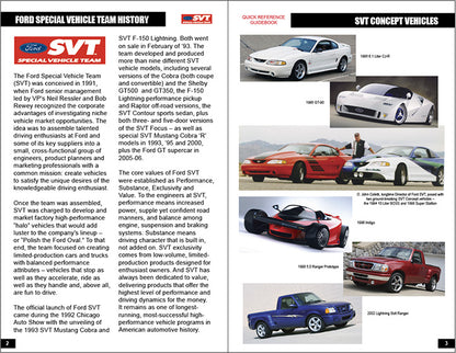 SVT Quick Reference Guidebook 1993-2014