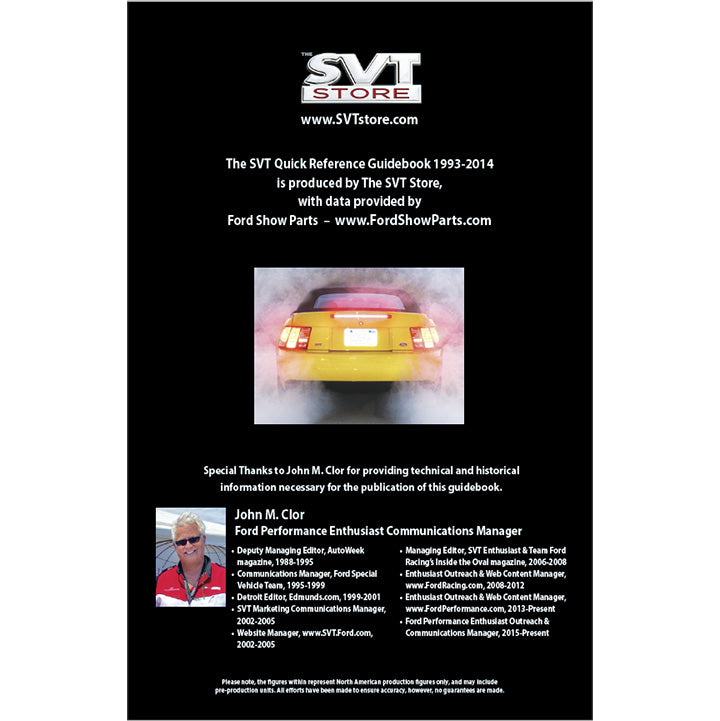 SVT Quick Reference Guidebook 1993-2014
