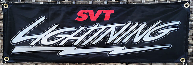 Mustang & Ford Fabric Garage Banners - 36x12"
