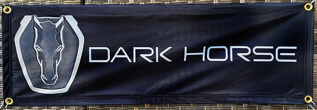 Mustang & Ford Fabric Garage Banners - 36x12"