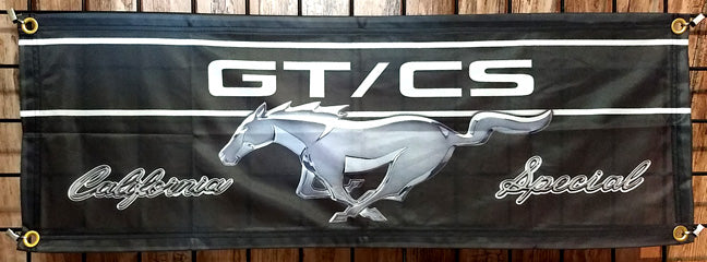 Mustang & Ford Fabric Garage Banners - 36x12"