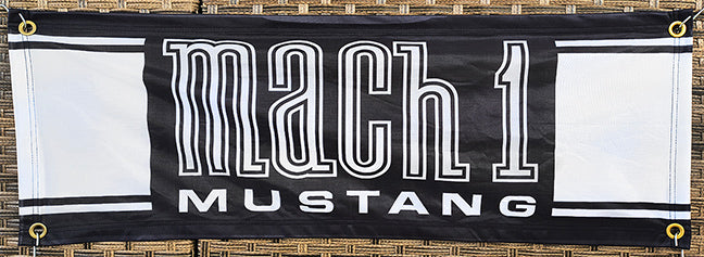 Mustang & Ford Fabric Garage Banners - 36x12"