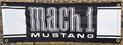 Mustang & Ford Fabric Garage Banners - 36x12"