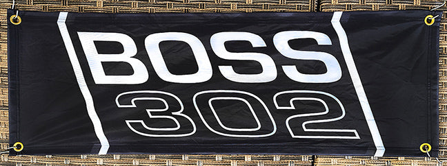 Mustang & Ford Fabric Garage Banners - 36x12"