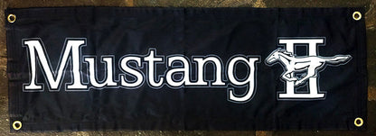 Mustang & Ford Fabric Garage Banners - 36x12"