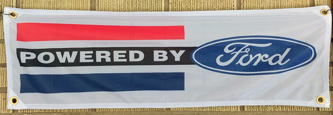 Mustang & Ford Fabric Garage Banners - 36x12"