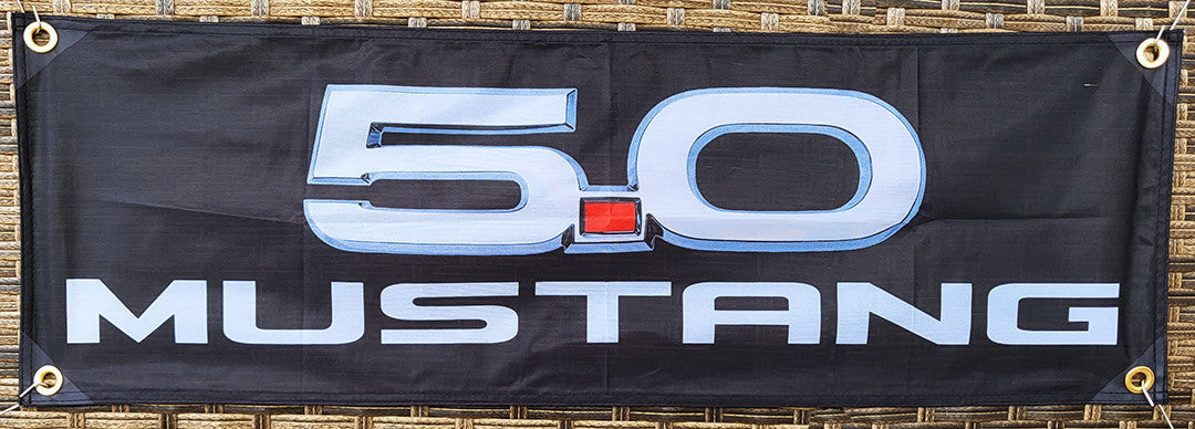 Mustang & Ford Fabric Garage Banners - 36x12"