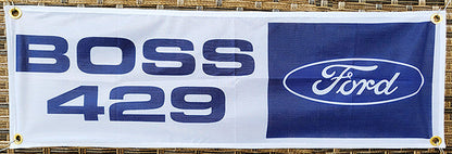 Mustang & Ford Fabric Garage Banners - 36x12"