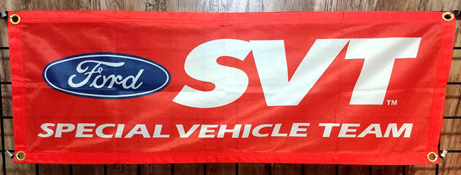 Mustang & Ford Fabric Garage Banners - 36x12"