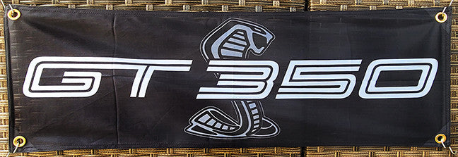 Mustang & Ford Fabric Garage Banners - 36x12"
