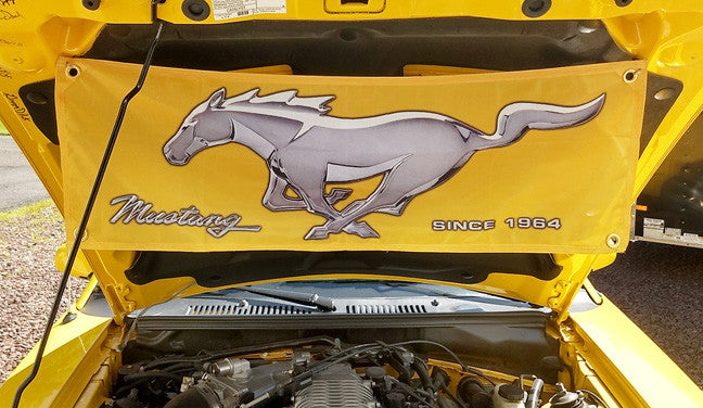 Mustang & Ford Fabric Garage Banners - 36x12"