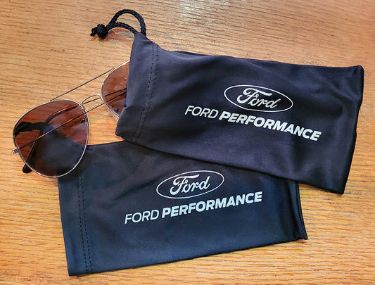 Ford Performance Microfiber Sunglass Pouch 3.5” x 7”