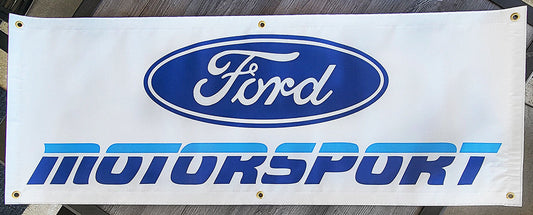 Motorsport Banner - 2 Color Logo 48 x 18"