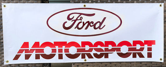 RED Logo Motorsport Banner - 48 x 18"