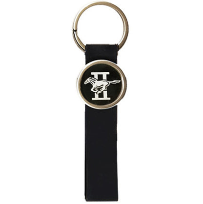 Mustang II Silicone Keychain with Insert