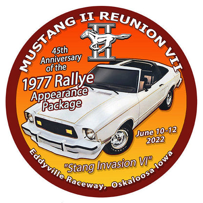 Mustang II Reunion WINDOW CLINGS