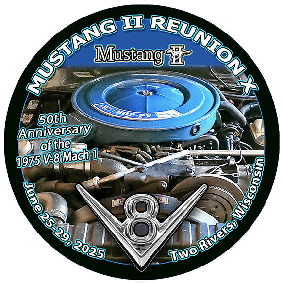 Mustang II Reunion WINDOW CLINGS