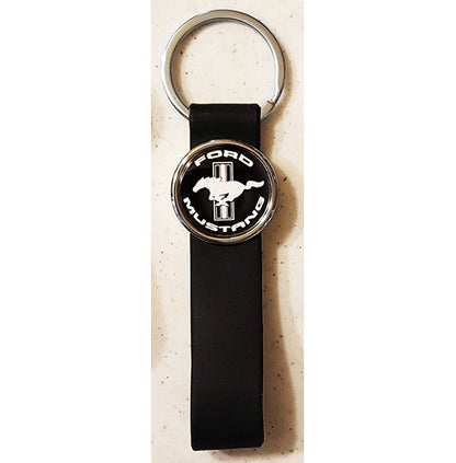Mustang & Ford Silicone Keychain with Insert