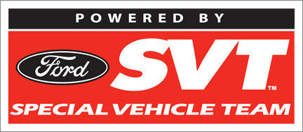 POWERED BY SVT Window Cling - 4"x1.75"