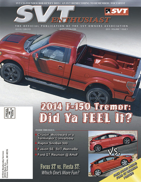 SVT Enthusiast Magazine Vol 7 Issue 1 - 2015