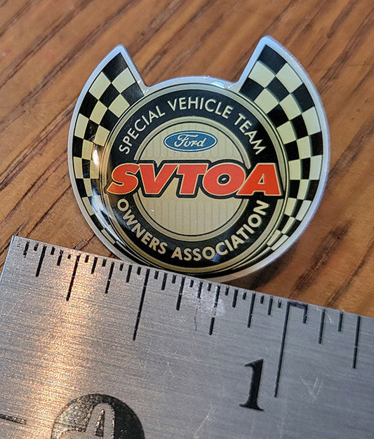 SVTOA Checkered Flag Logo Hat Pin