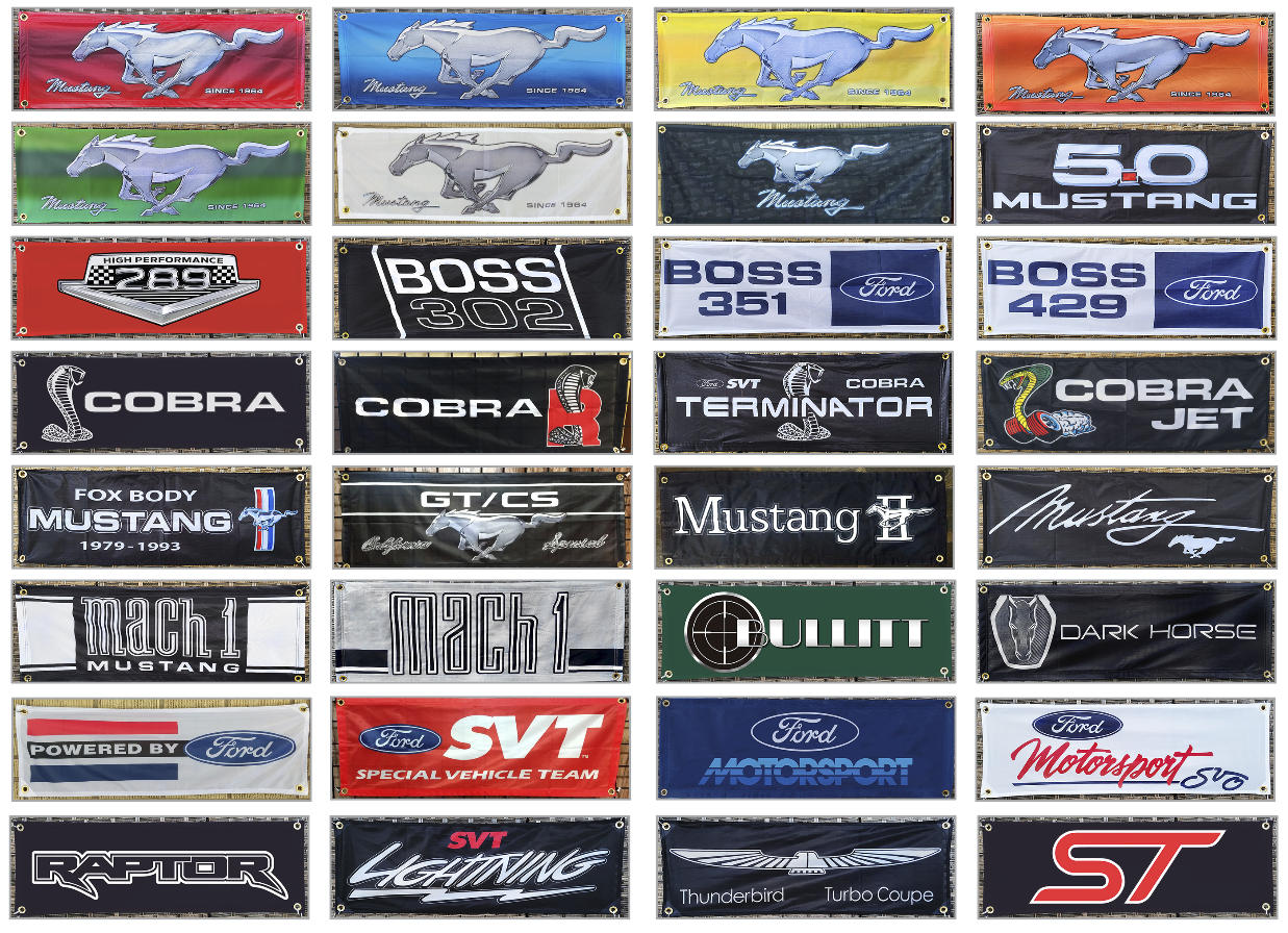 Fabric Garage Banners 36" x 12"