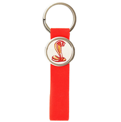 Mustang II Silicone Keychain with Insert