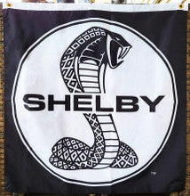 Shelby Tiffany Snake Wall Flag - Black
