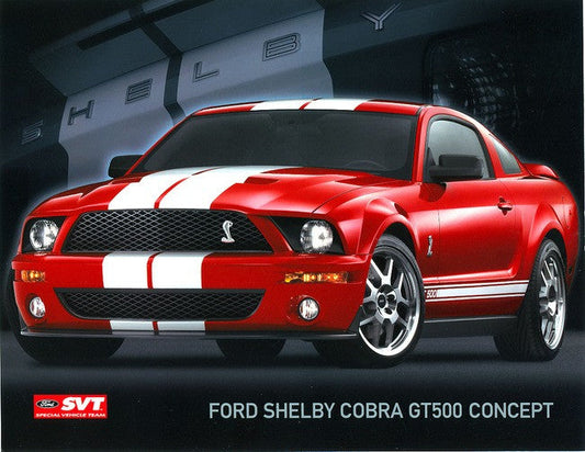2005 Shelby GT500 Concept Tech Card