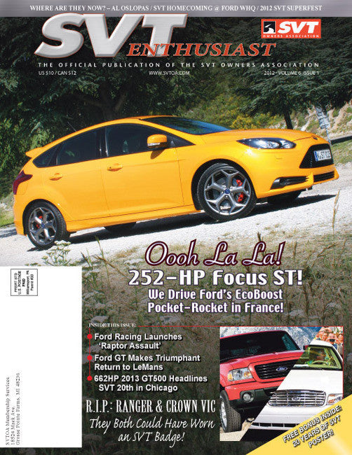 SVT Enthusiast Magazine Vol 6 Issue 1 - 2012