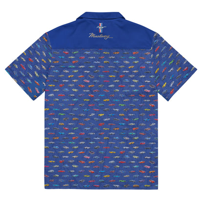 Multi Mustang Button Shirt